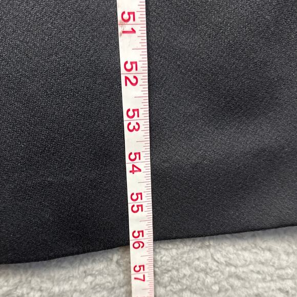 Vintage Sears Fashion Black Halter Maxi Dress Double Side Slit Whimsygoth 70's - Picture 7 of 10